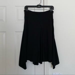 dkny Black Flow Skirt